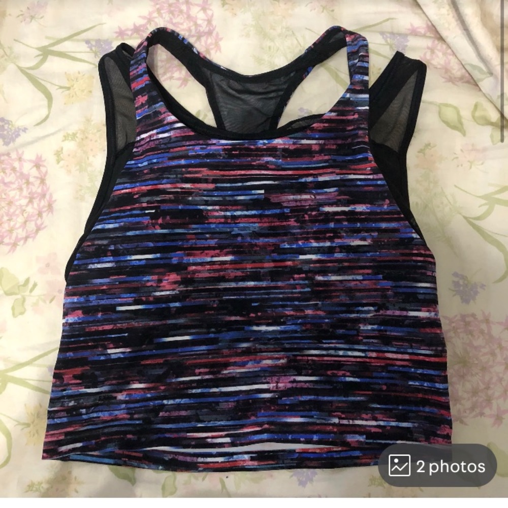 Lyly lemon crop top size 6